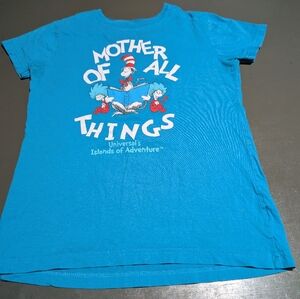 Universal Studios Mother Of All Things Cat In The Hat Size XL Tee *Light Stain*